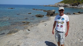 Milia and Kastani beaches, Skopelos, Greece