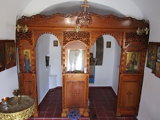 The rock-cut church of Agios Nikolaos at Pouria, Skyros