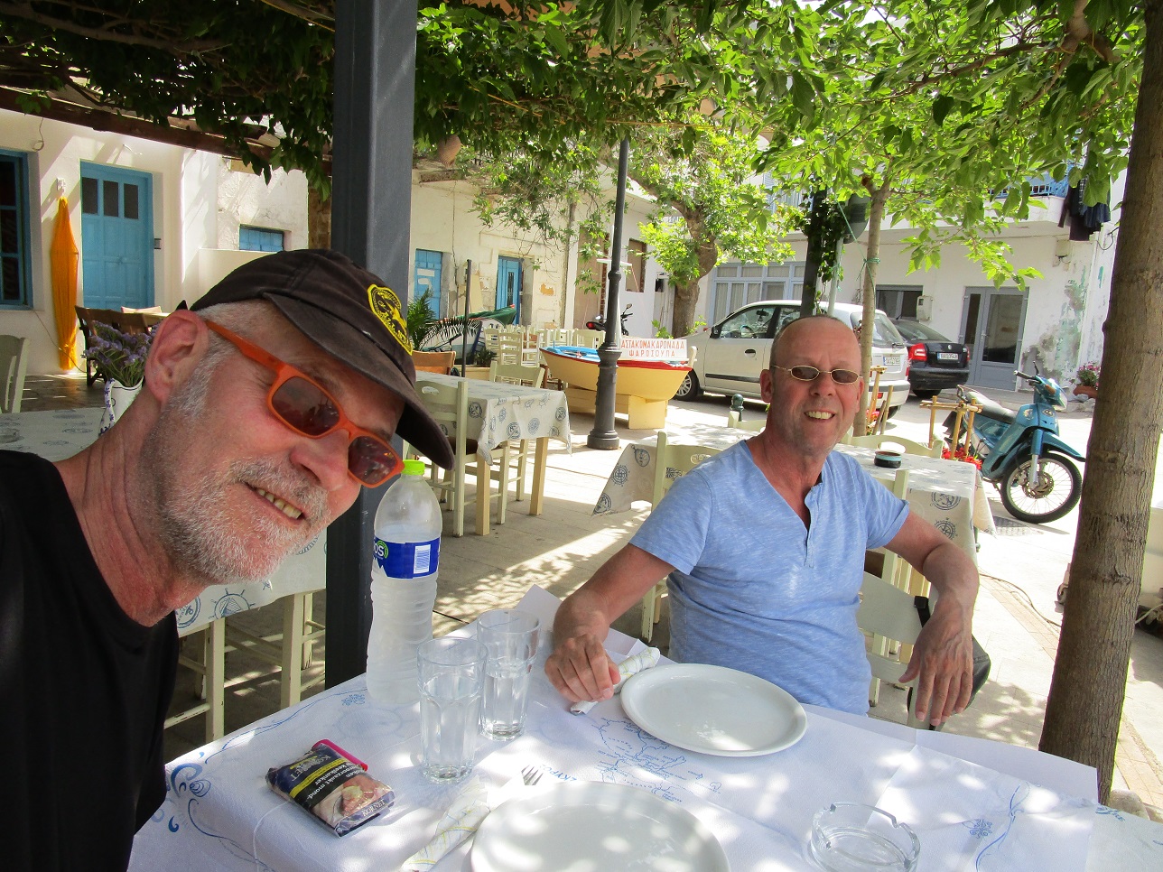Restaurants on the island of Skyros, Greece