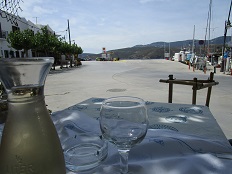 Restaurants on the island of Skyros, Greece