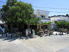 Restaurants on the island of Skyros, Greece