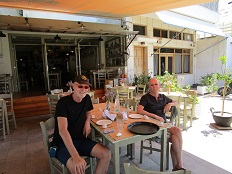 Restaurants on the island of Skyros, Greece