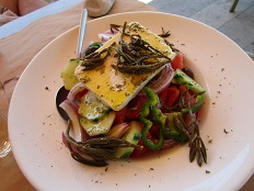 Restaurants on the island of Skyros, Greece
