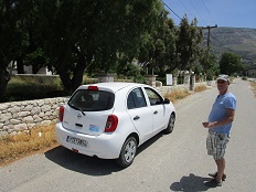 Kalamitsa at the windsurf beach, Skyros