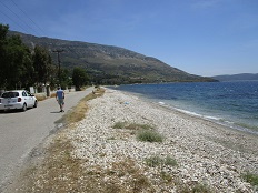 Kalamitsa at the windsurf beach, Skyros