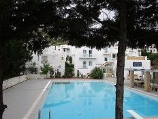 Hotels and apartments on the island of Skyros, Greece